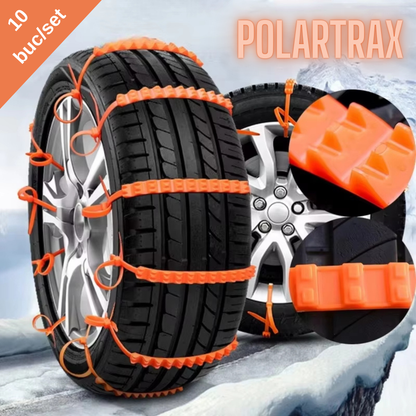 PolarTrax - Set 10 coliere antiderapante reutilizabile