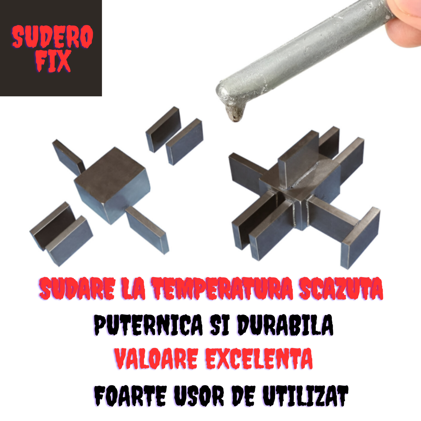 SUDERO FIX - Tije din aluminiu pentru SUDURA simpla si rapida