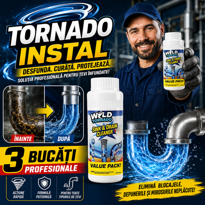 Tornado Instal - Puterea care elibereaza tevile SET 3 BUC