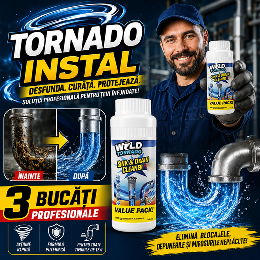 Tornado Instal - Puterea care elibereaza tevile SET 3 BUC