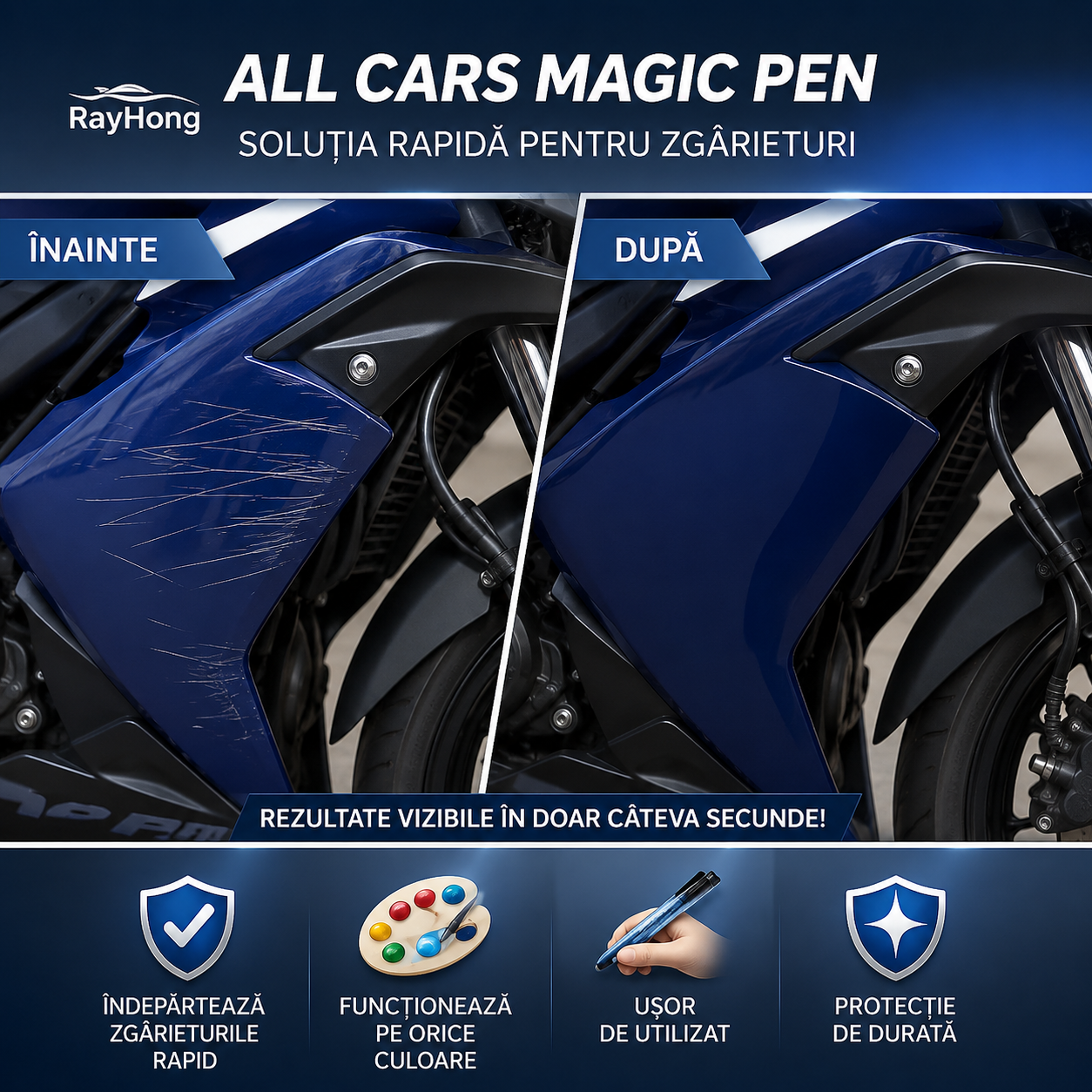 CAR MAGIC PEN - Stilou pentru zgarieturi Auto & Moto