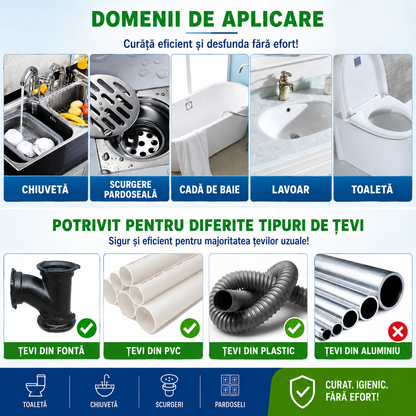 Tornado Instal - Puterea care elibereaza tevile SET 3 BUC