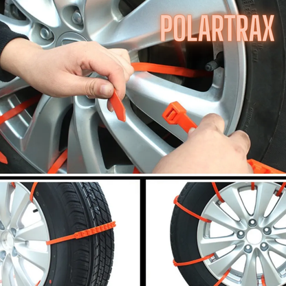 PolarTrax - Set 10 coliere antiderapante reutilizabile