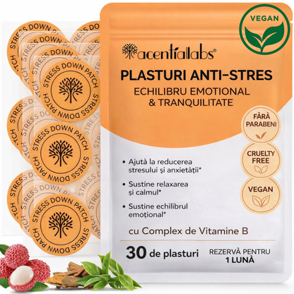 STRESS FREE - 30 Plasturi ANTI-STRESS