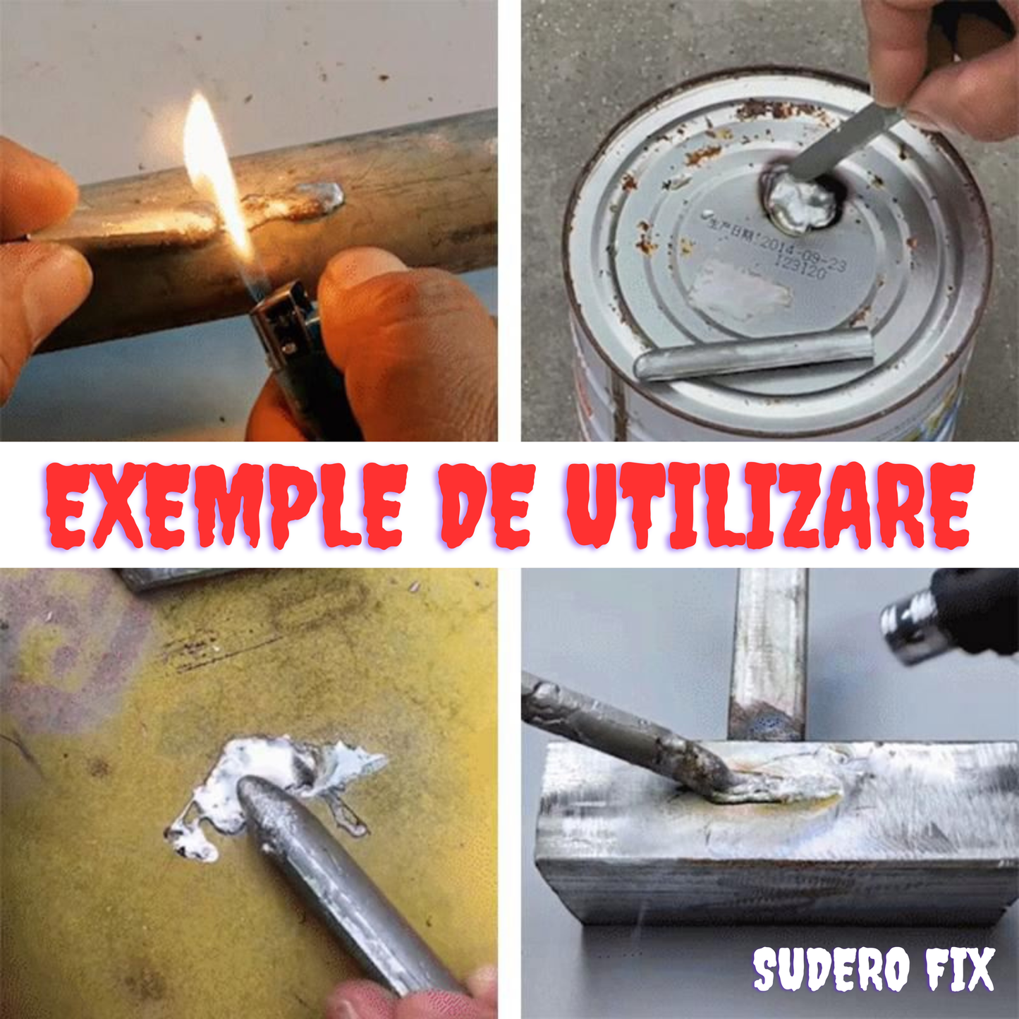 SUDERO FIX - Tije din aluminiu pentru SUDURA simpla si rapida