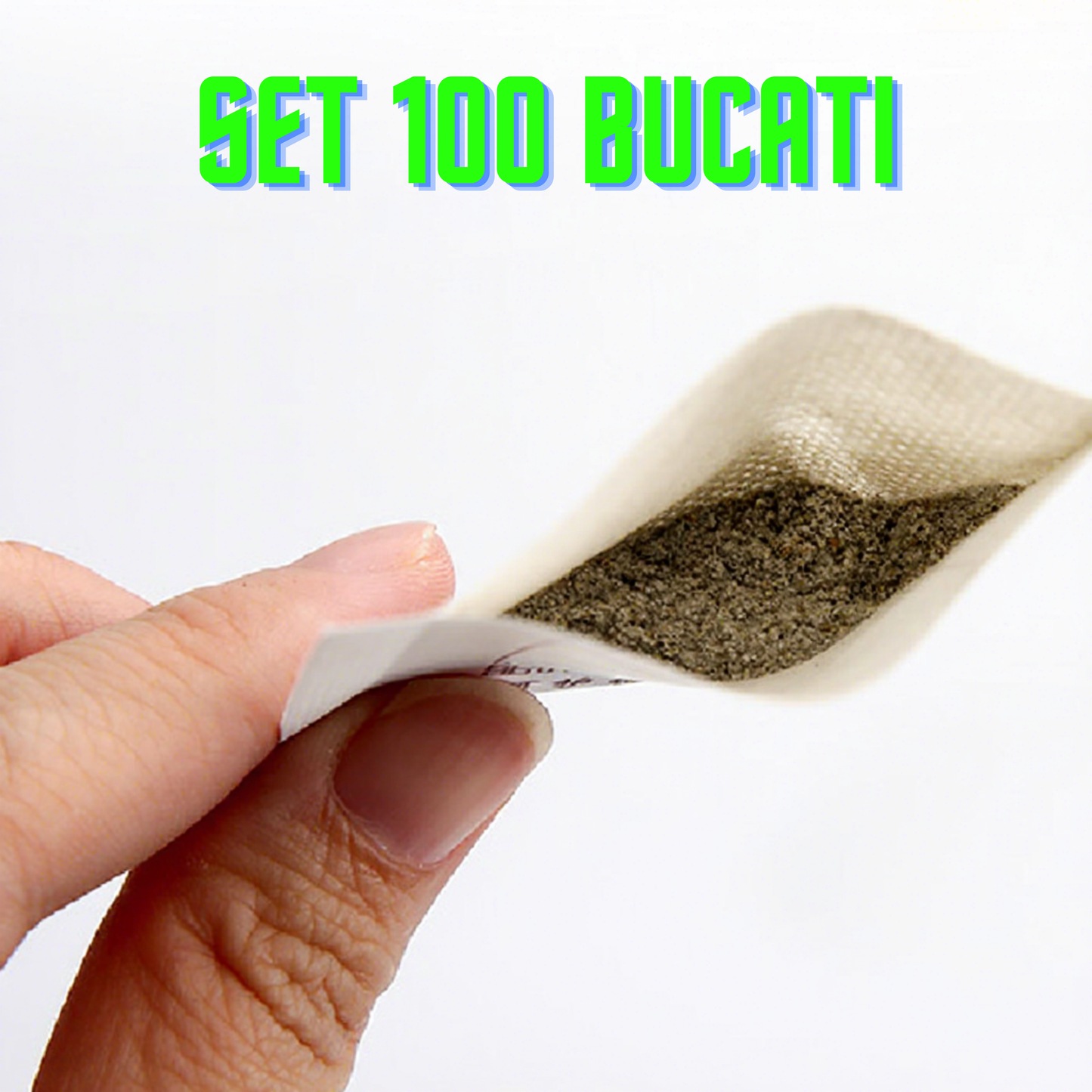 Kinoki - Set 100 Plasturi pentru Detoxifierea Organismului si Revitalizarea Corpului(10 pachete a cate 10 plasturi)